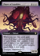 Flayer of Loyalties (CMM-747) [Commander Masters]: (Extended Art) Foil