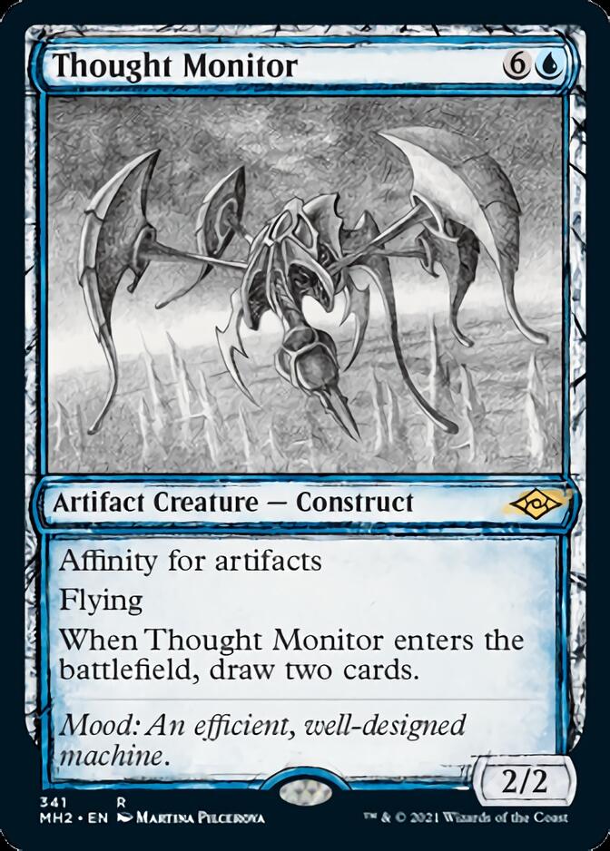 Thought Monitor (MH2-341) [Modern Horizons 2]: (Showcase) Foil
