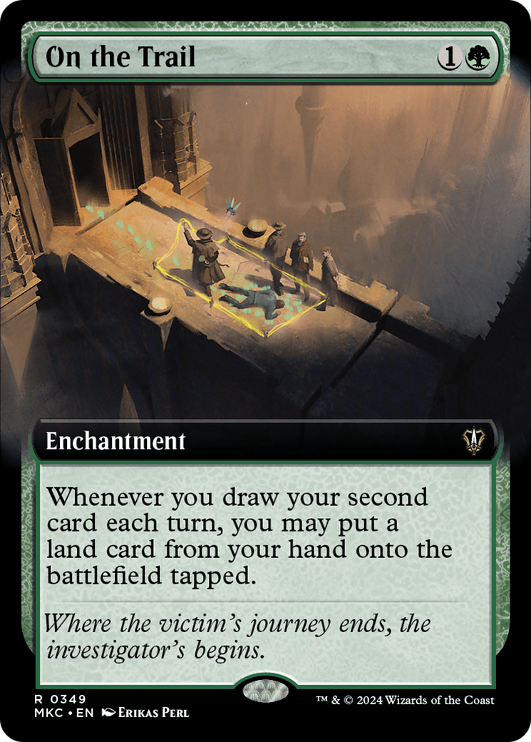 On the Trail (MKC-349) [Murders at Karlov Manor Commander]: (Extended Art)