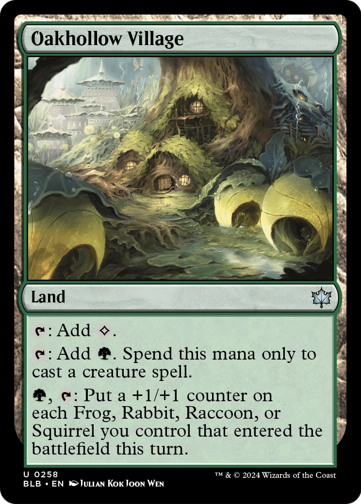 Oakhollow Village (BLB-258) [Bloomburrow]