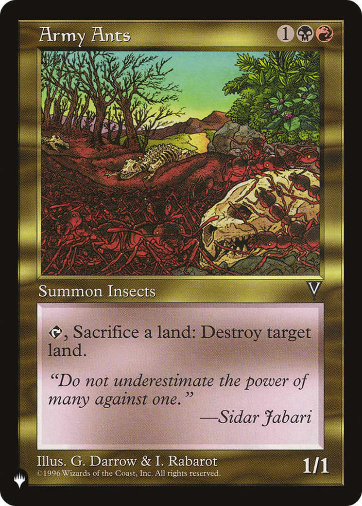Army Ants (LIST-VIS-126) [The List]