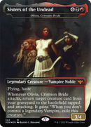 Sisters of the Undead - Olivia, Crimson Bride (VOW-343) (Borderless) [Innistrad: Crimson Vow]