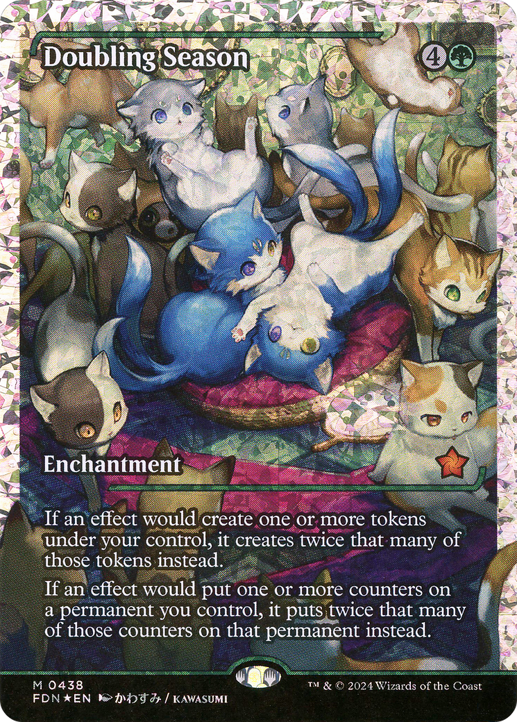 Doubling Season (FDN-438) [Foundations]: (Showcase) Foil