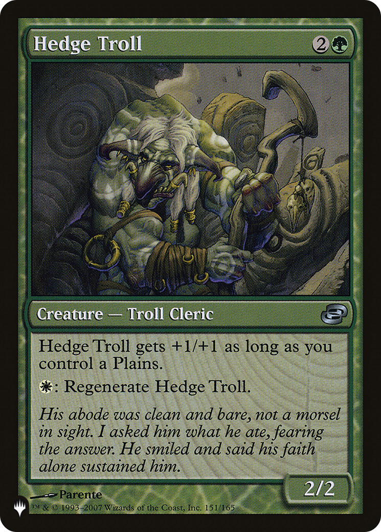 Hedge Troll (LIST-PLC-151) [The List]: (colorshifted)