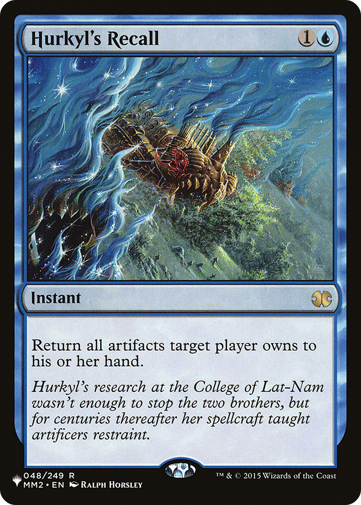 Hurkyl's Recall (LIST-MM2-48) [The List]
