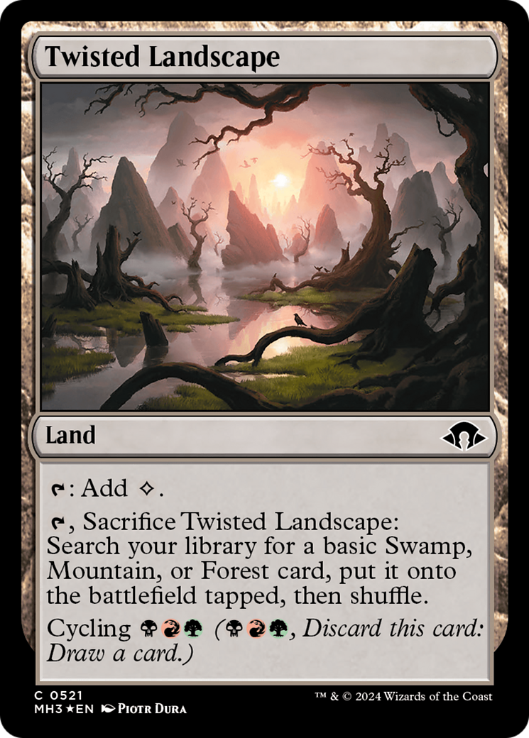 Twisted Landscape (MH3-521) [Modern Horizons 3] Foil