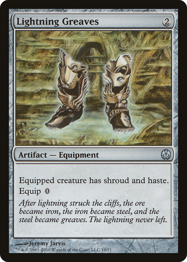 Lightning Greaves (DDE-019) [Duel Decks: Phyrexia vs. the Coalition]