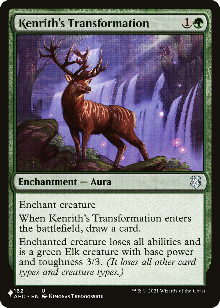 Kenrith's Transformation (LIST-AFC-162) [The List]