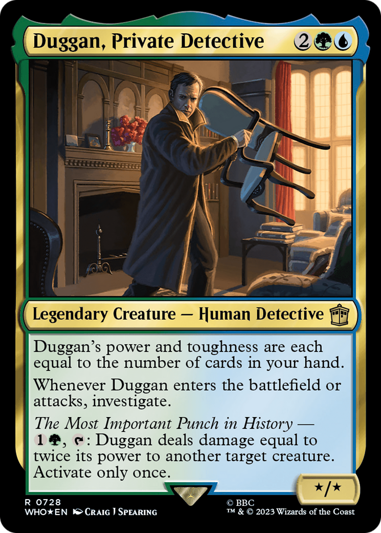 Duggan, Private Detective (WHO-728) [Doctor Who] Foil