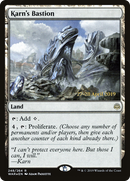 Karn's Bastion (PRE-248S) [War of the Spark Promos] Foil