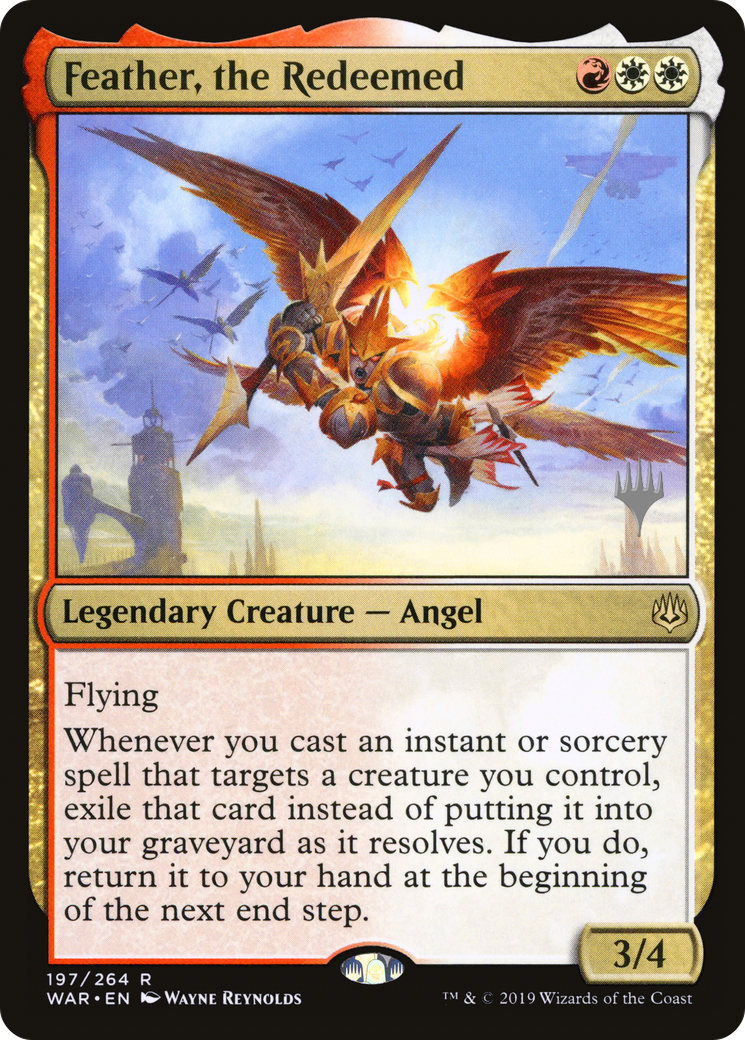 Feather, the Redeemed (PPTHB-197P) [War of the Spark Promos]