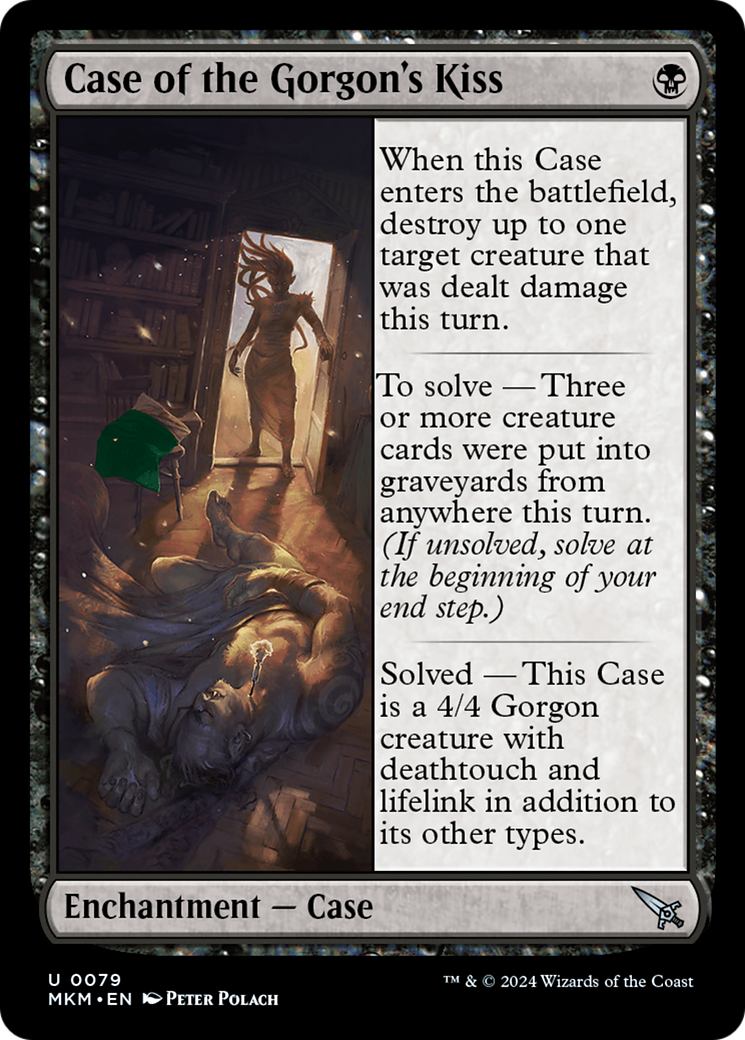 Case of the Gorgon's Kiss (MKM-79†) [Murders at Karlov Manor] Foil