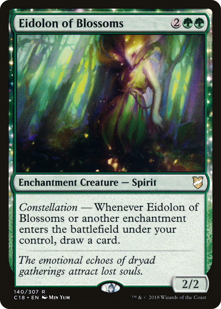 Eidolon of Blossoms (C18-140) [Commander 2018]: (enchantment)