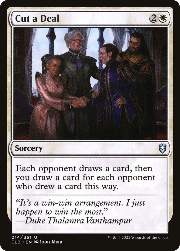 Cut a Deal (CLB-014) [Commander Legends: Battle for Baldur's Gate]