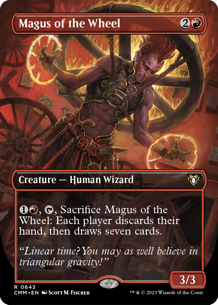 Magus of the Wheel (Borderless) (CMM-643) [Commander Masters]