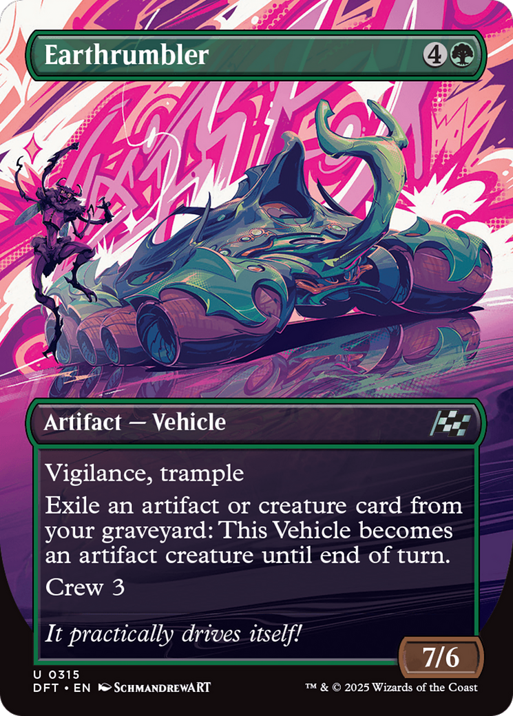 Earthrumbler (DFT-315) [Aetherdrift] (Borderless) Foil