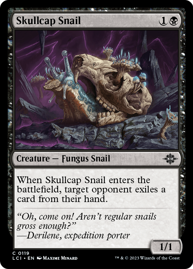 Skullcap Snail (LCI-119) [The Lost Caverns of Ixalan] Foil