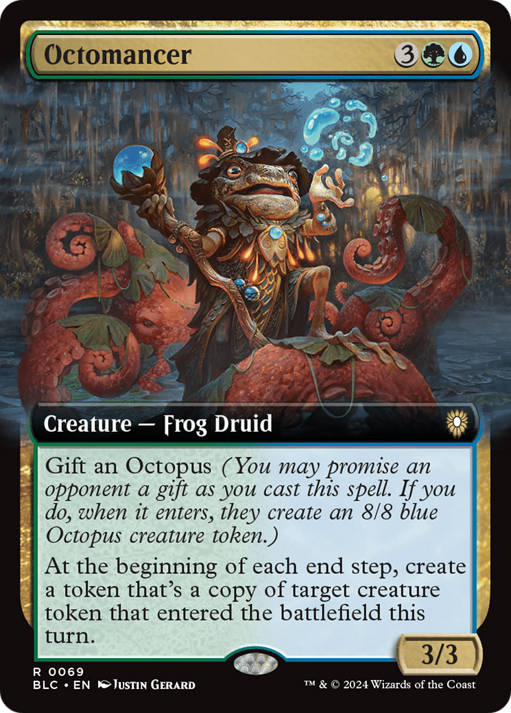 Octomancer (BLC-069) [Bloomburrow Commander]: (Extended Art) Foil
