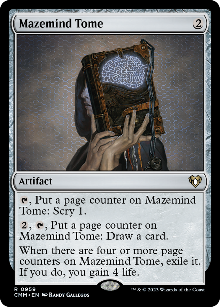 Mazemind Tome (CMM-959) [Commander Masters]