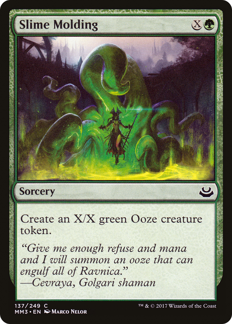 Slime Molding (MM3-137) [Modern Masters 2017] Foil