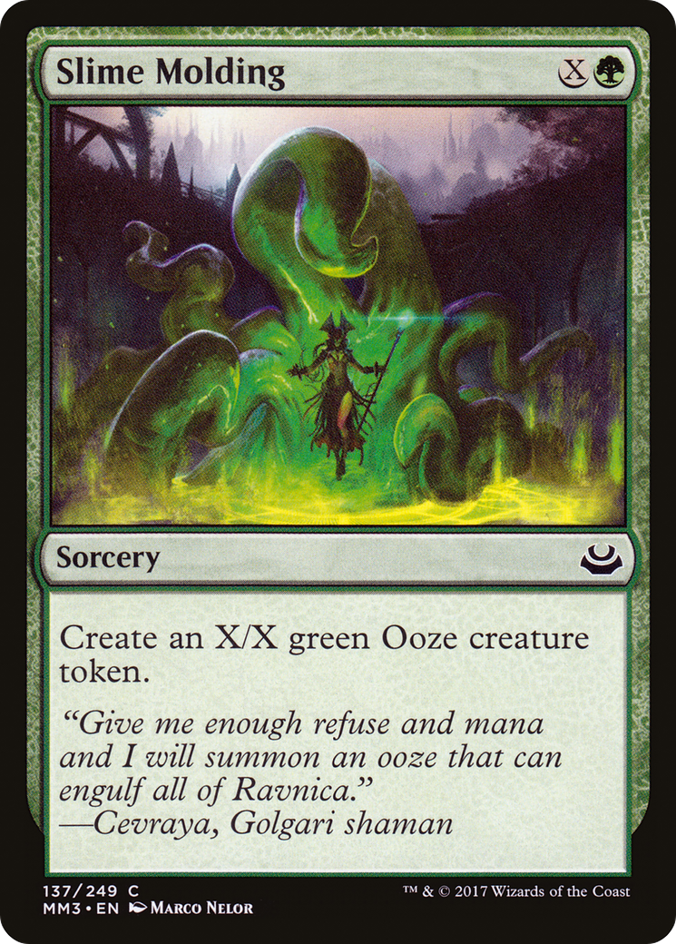 Slime Molding (MM3-137) [Modern Masters 2017] Foil