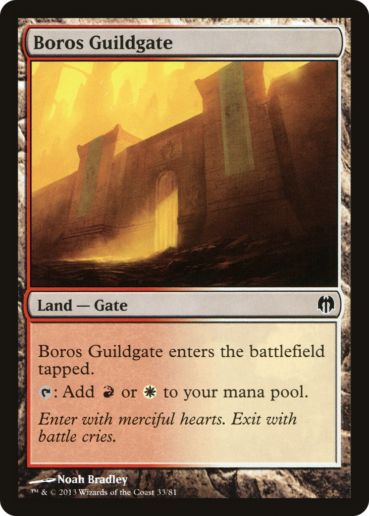 Boros Guildgate (DDL-033) [Duel Decks: Heroes vs. Monsters]