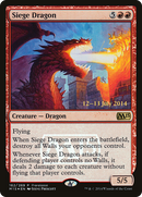 Siege Dragon (PRE-162) [Magic 2015 Promos] Foil