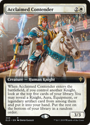 Acclaimed Contender (ELD-334) [Throne of Eldraine]: (Extended Art) Foil