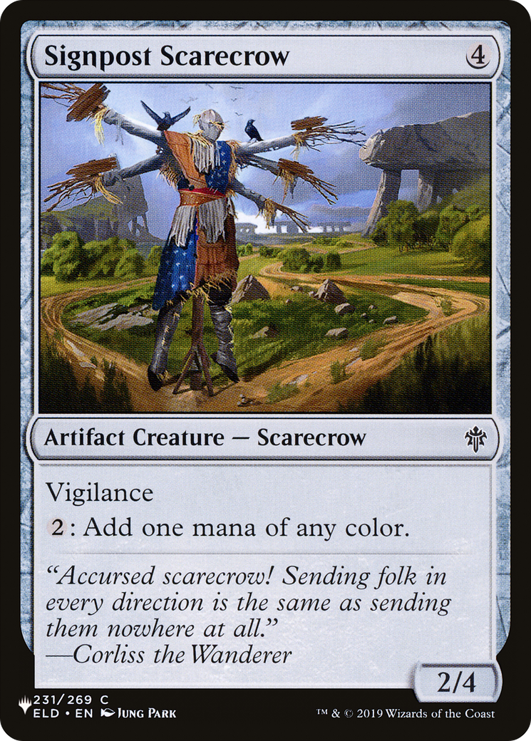 Signpost Scarecrow (LIST-ELD-231) [The List]