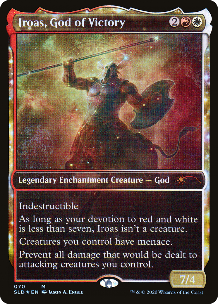 Iroas, God of Victory (SLD-070) (Showcase) [Secret Lair Drop] Foil