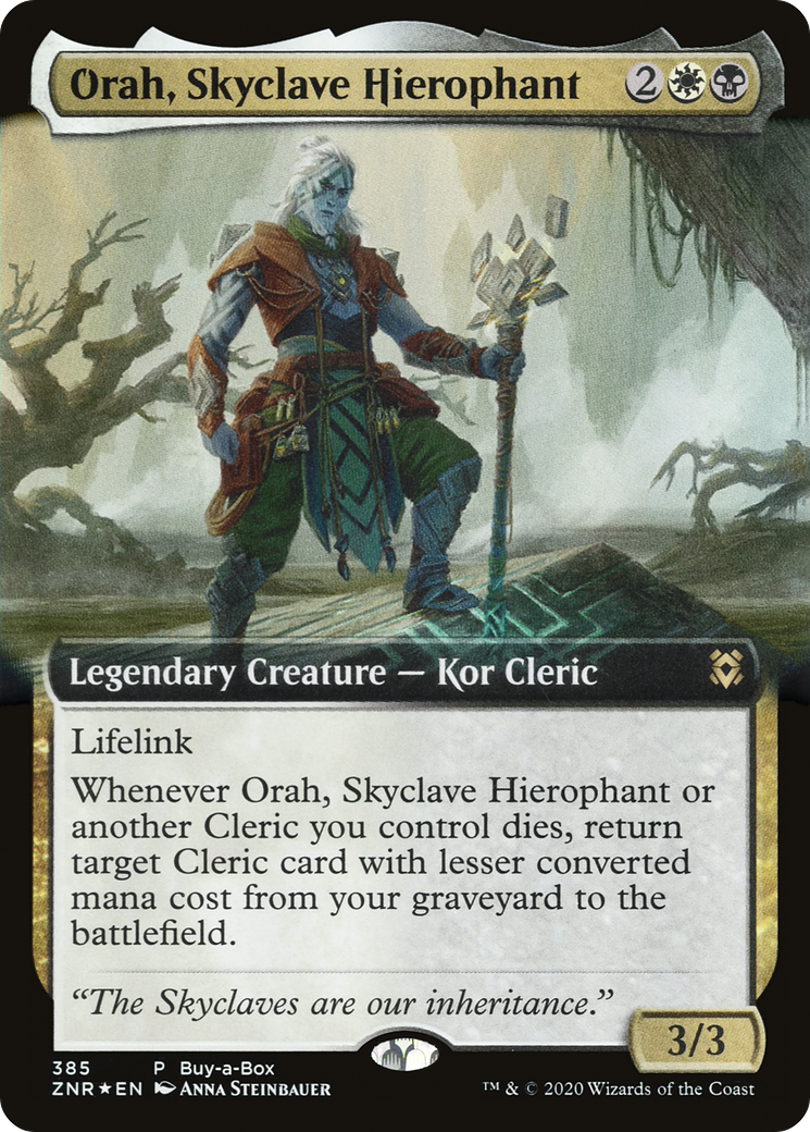 Orah, Skyclave Hierophant (BABP-385) (Extended Art) [Zendikar Rising] Foil