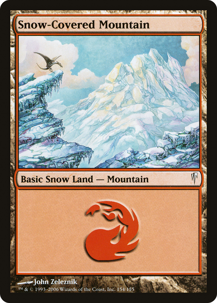 Snow-Covered Mountain (CSP-154) [Coldsnap] Foil