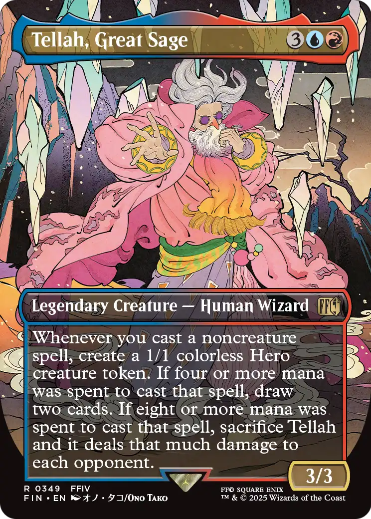 Tellah, Great Sage (Borderless) (FIN-349) [FINAL FANTASY] Foil