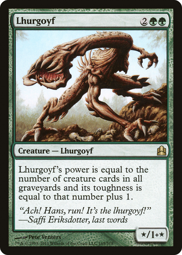 Lhurgoyf (CMD-165) [Commander 2011]