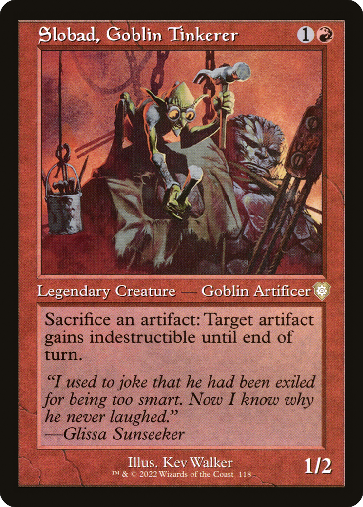 Slobad, Goblin Tinkerer (BRC-118) [The Brothers' War Commander]