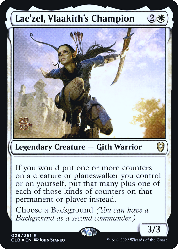 Lae'zel, Vlaakith's Champion (PRE-029) [Battle for Baldur's Gate Promos] Foil