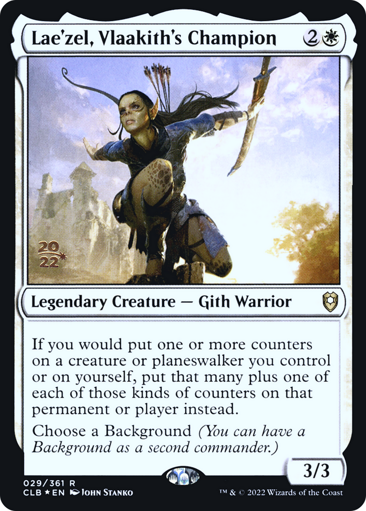 Lae'zel, Vlaakith's Champion (PRE-29S) [Battle for Baldur's Gate Promos] Foil
