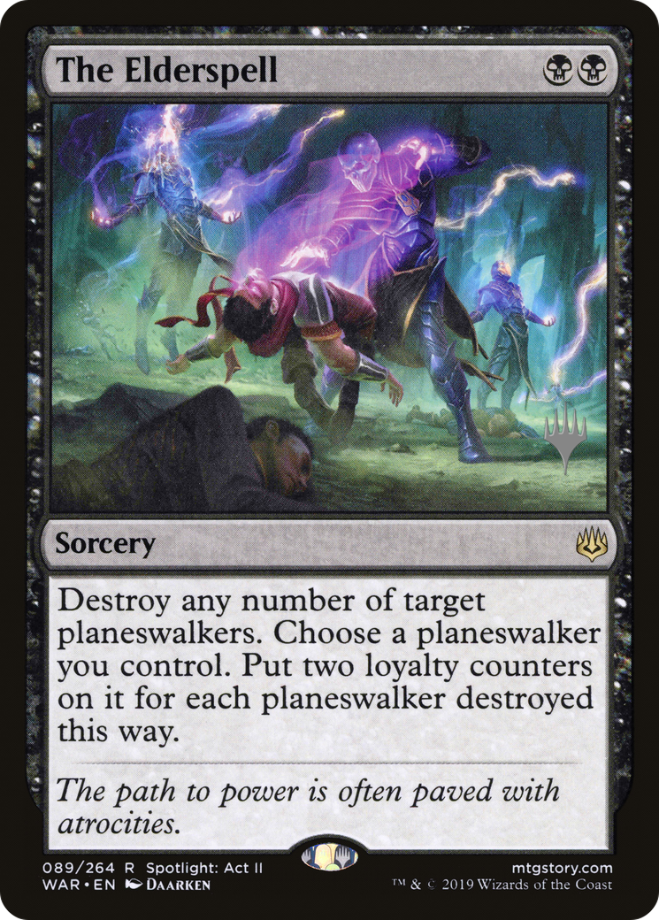 The Elderspell (PPELD-89P) [War of the Spark Promos] Foil