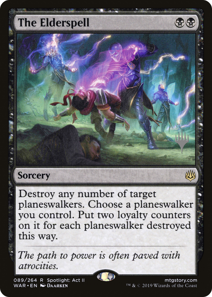 The Elderspell (PPELD-89P) [Promo Pack: War of the Spark Promos]