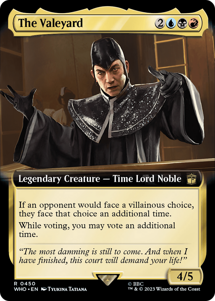 The Valeyard (WHO-450) [Doctor Who]: (Extended Art)