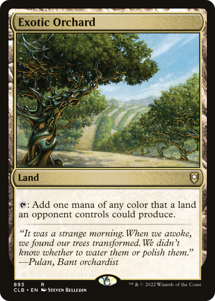 Exotic Orchard (CLB-893) [Commander Legends: Battle for Baldur's Gate]