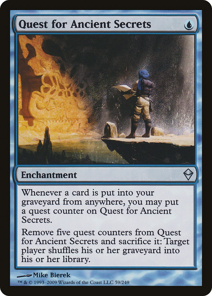 Quest for Ancient Secrets (ZEN-059) [Zendikar]