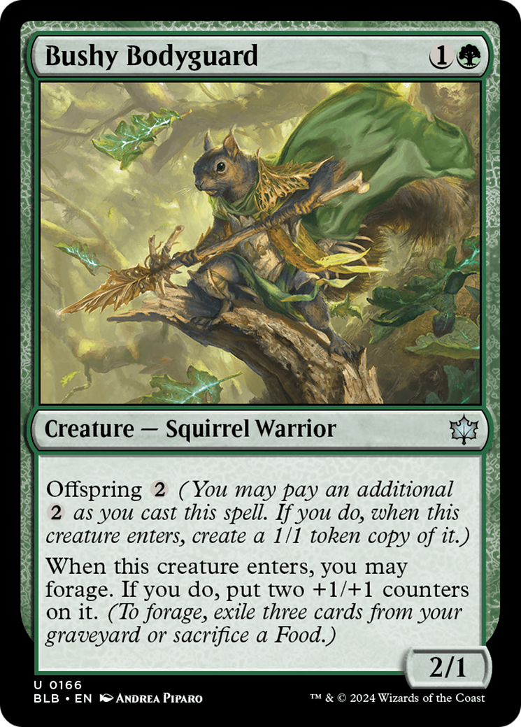 Bushy Bodyguard (BLB-166) [Bloomburrow]
