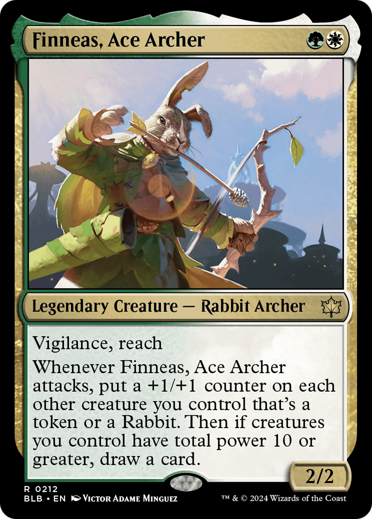 Finneas, Ace Archer (BLB-212) [Bloomburrow]
