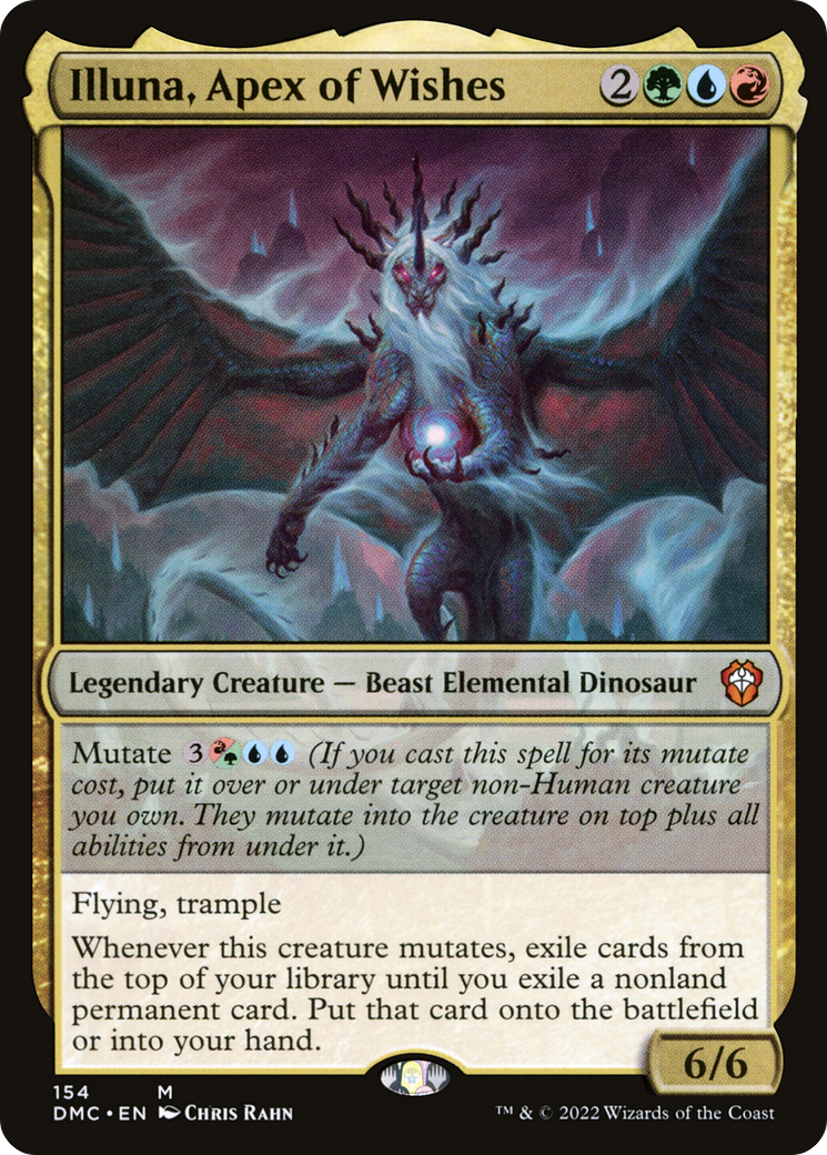 Illuna, Apex of Wishes (DMC-154) [Dominaria United Commander]