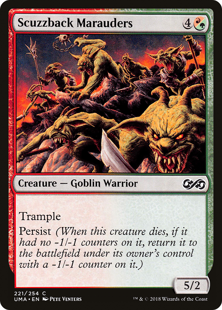 Scuzzback Marauders (UMA-221) [Ultimate Masters]