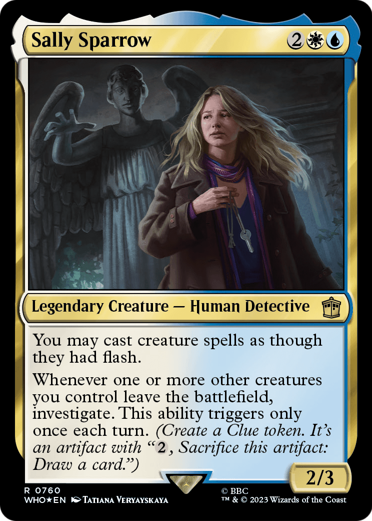 Sally Sparrow (Surge Foil) (WHO-760) [Doctor Who] Foil