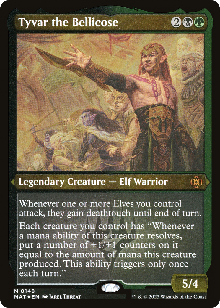 Tyvar the Bellicose (MAT-148) [March of the Machine: The Aftermath] Etched Foil
