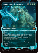 Craterhoof Behemoth (TDM-404) [Tarkir: Dragonstorm]: (Showcase) (Borderless) Foil