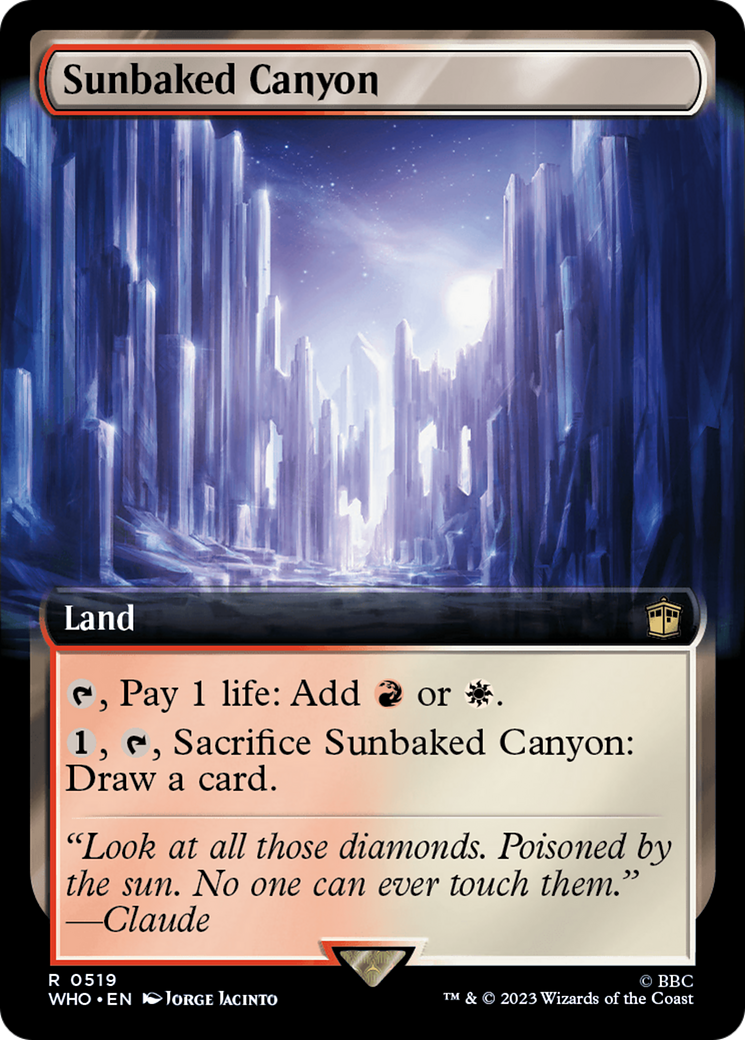 Sunbaked Canyon (WHO-519) [Doctor Who]: (Extended Art) Foil